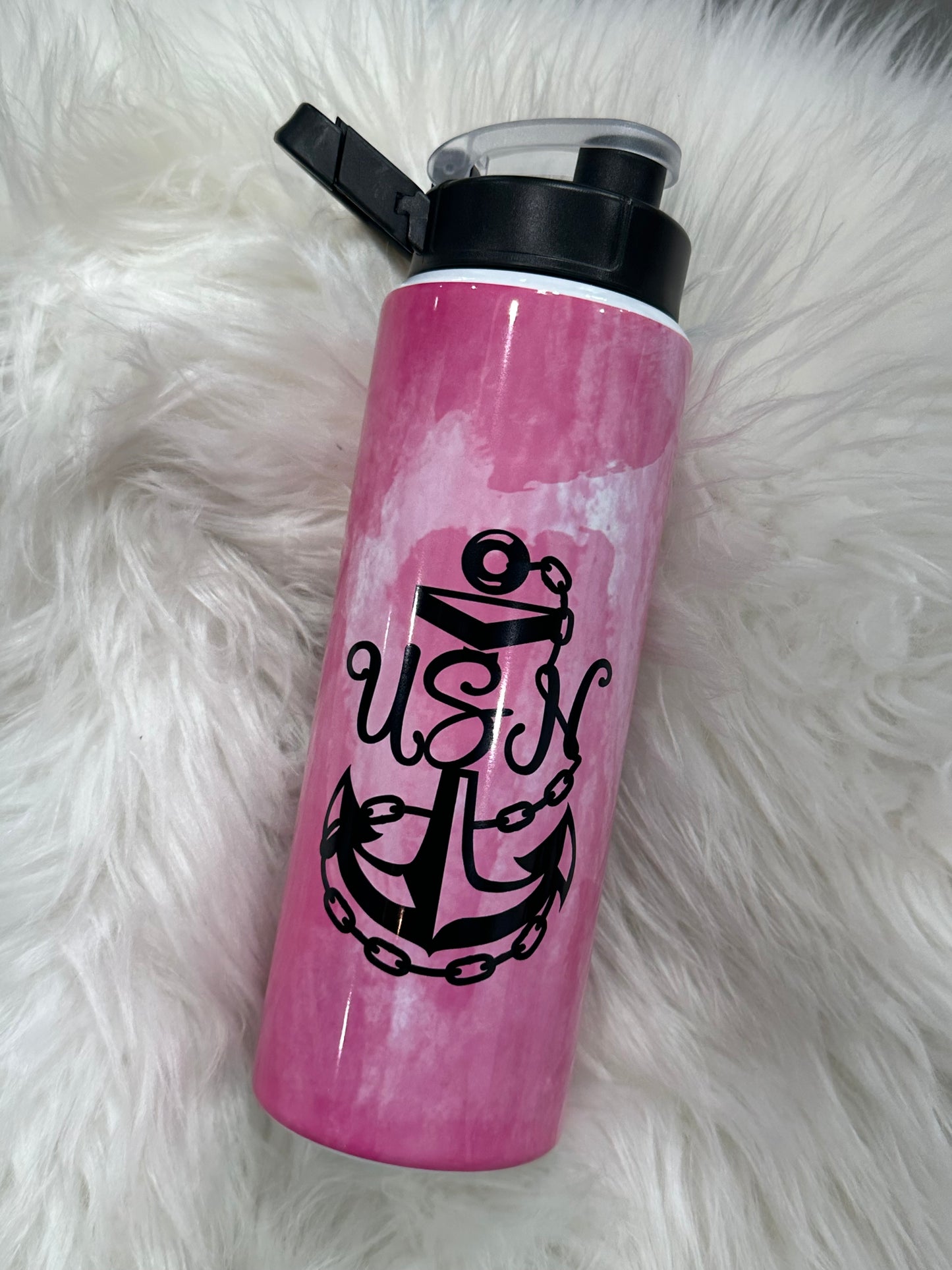 Navy Girl Water Bottle 26oz