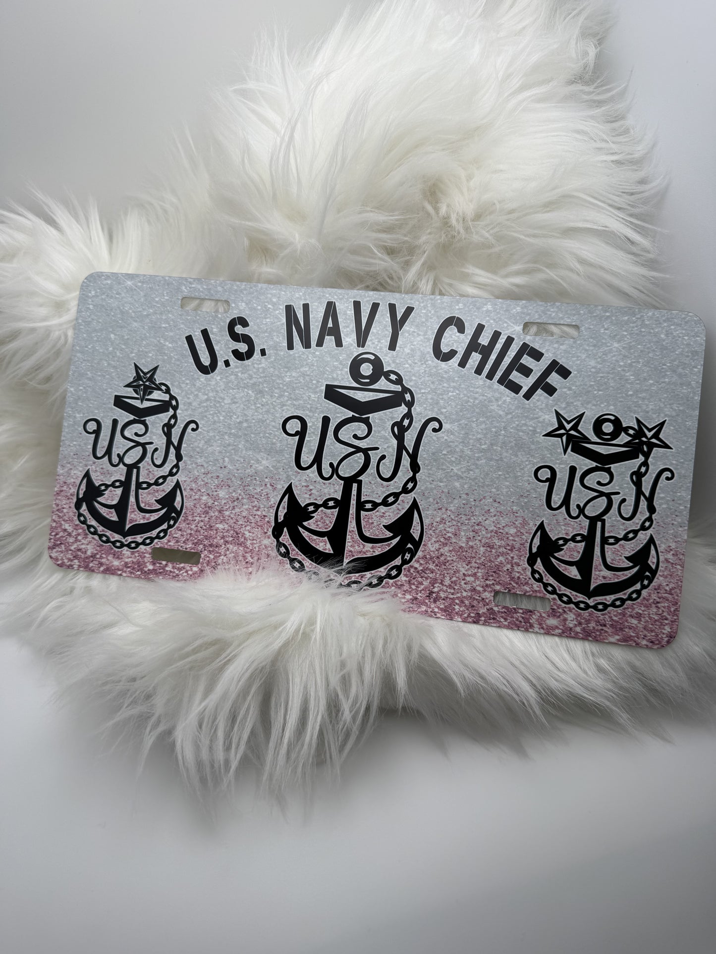 Navy Chief License Plate