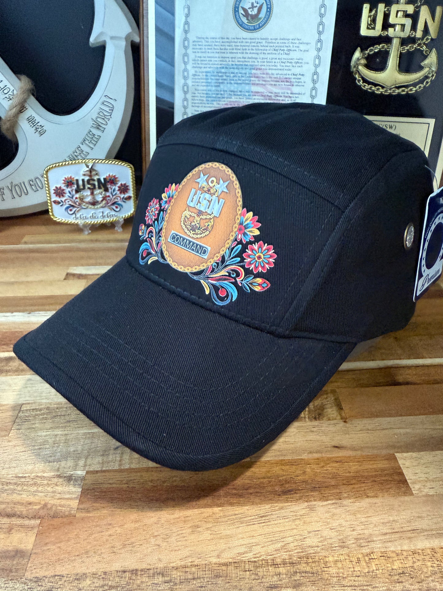 Jefa De Flores Curved Hat