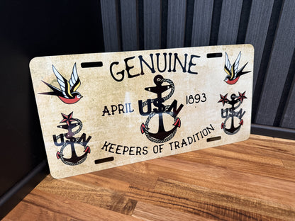 The Original Genuine License Plate