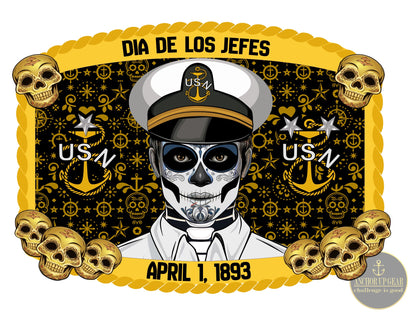 Dia De Los Jefes Buckle