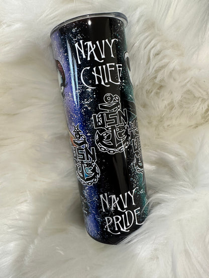 Nightmare before Christmas Chiefs Tumbler 20oz