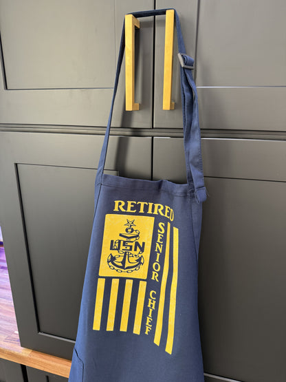 Retired Flag Apron