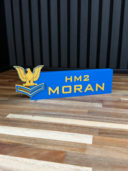 Junior Sailor Desk Name Plate