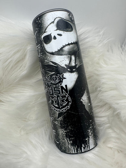 Nightmare before Christmas Chiefs Tumbler 20oz