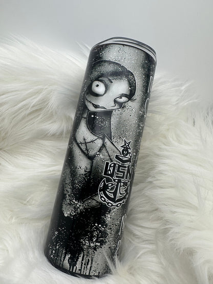 Nightmare before Christmas Chiefs Tumbler 20oz