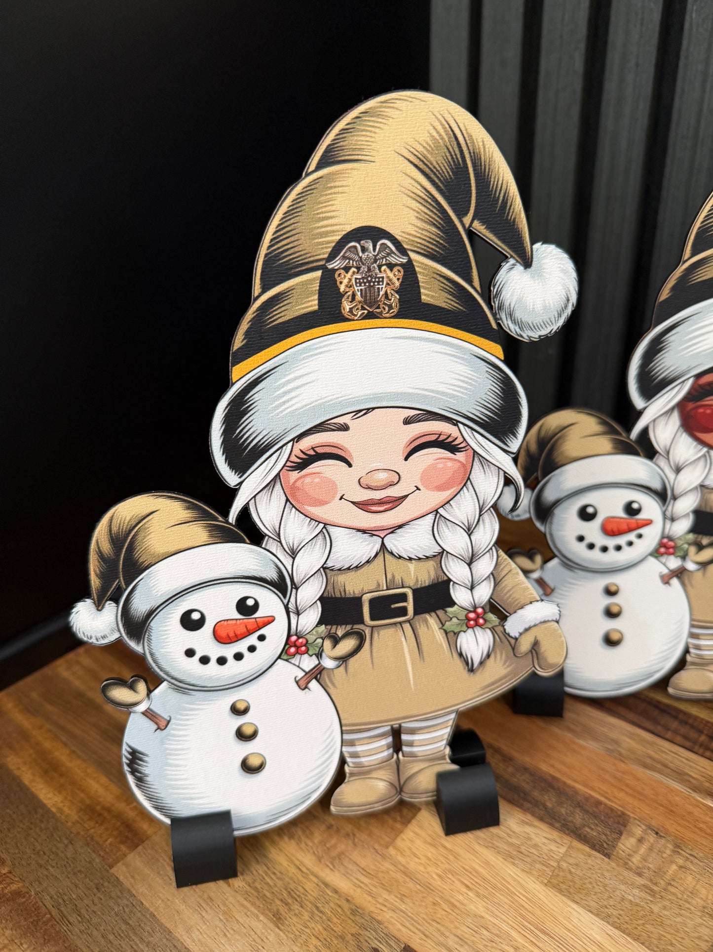 Gnome Officer Christmas Decor