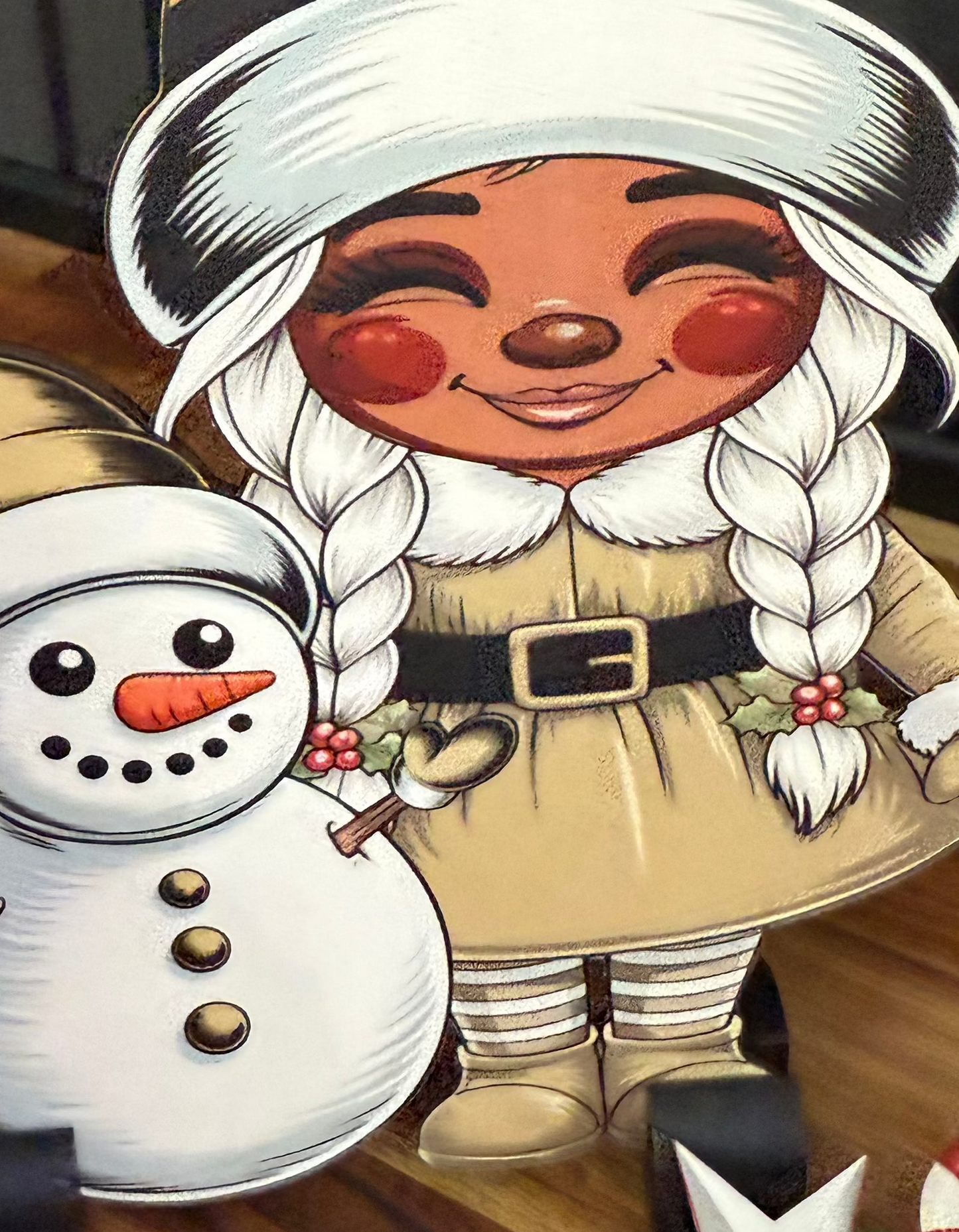 Gnome Officer Christmas Decor
