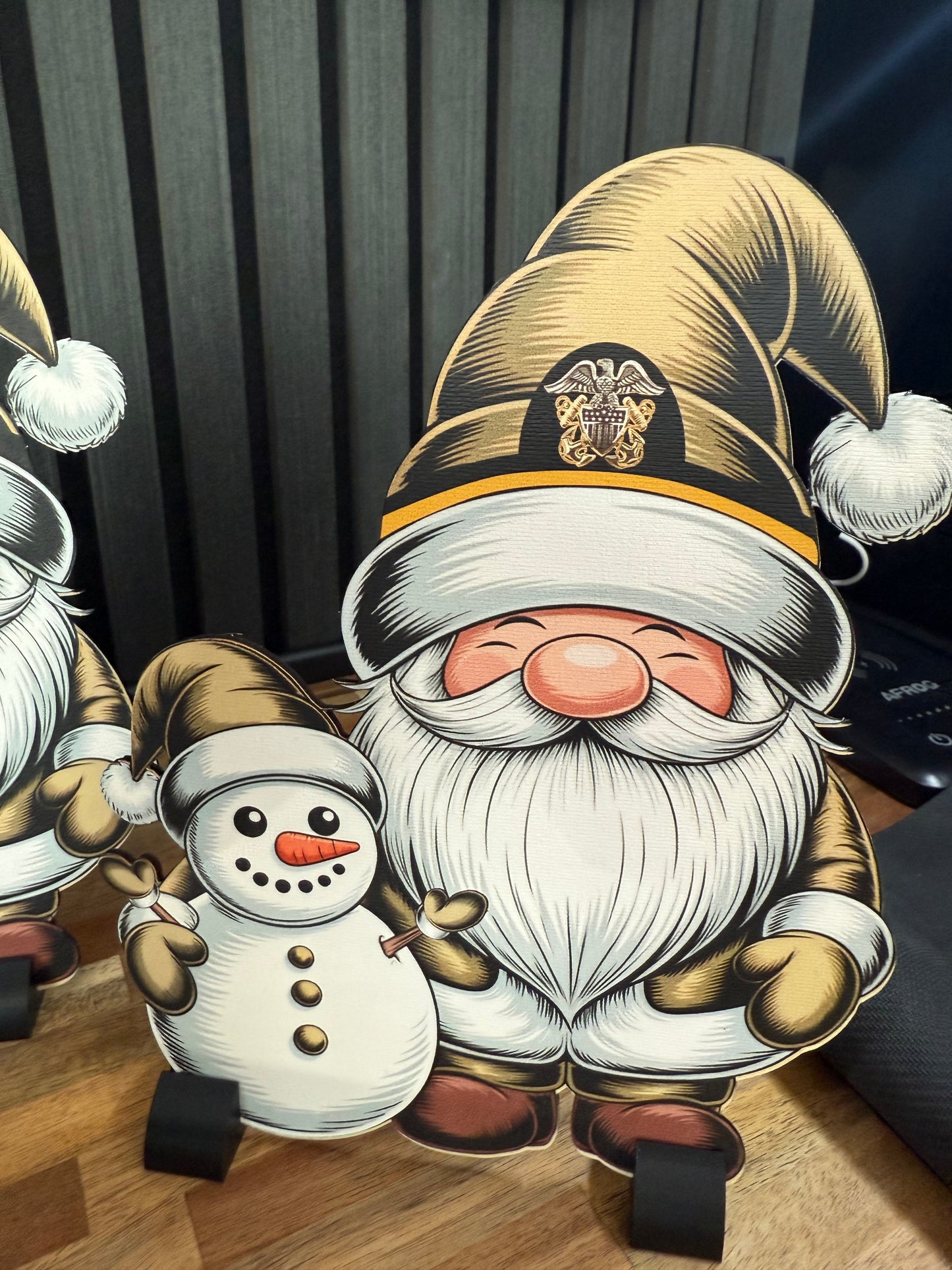 Gnome Officer Christmas Decor