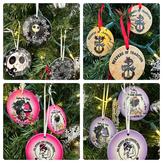 Chiefly Christmas Ornaments Set