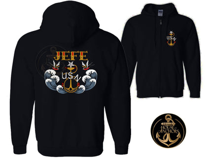 Jefe Jerry Zip Up Hoodie