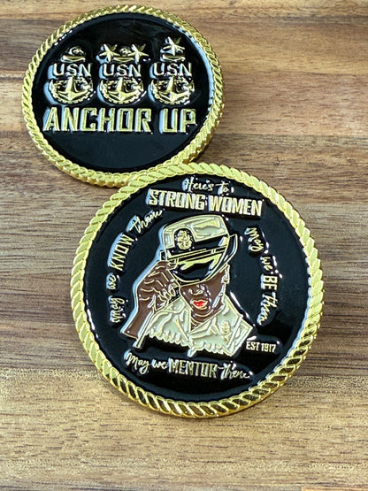 Strong Women Navy Chief Coin V2