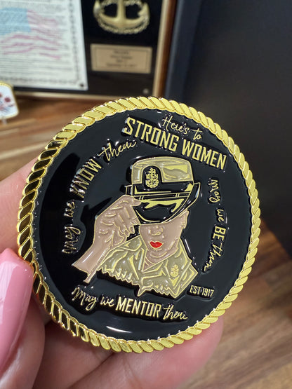 Strong Women Navy Chief Coin V2