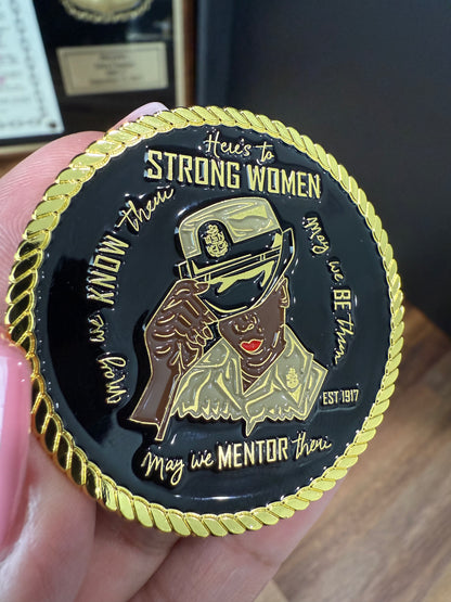 Strong Women Navy Chief Coin V2
