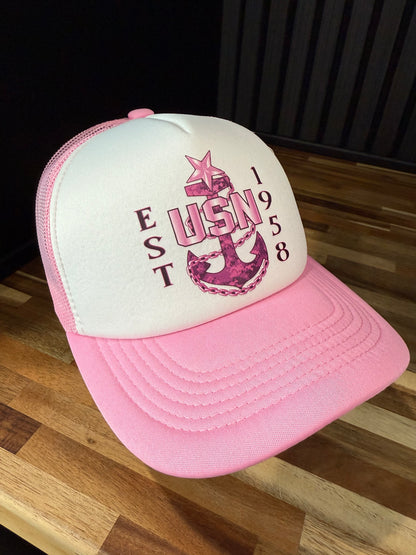 Pretty in Camo Trucker Hat
