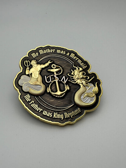 Me Mother and Father Coin 3" Coin