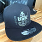 Camo Anchor Snapback Hat