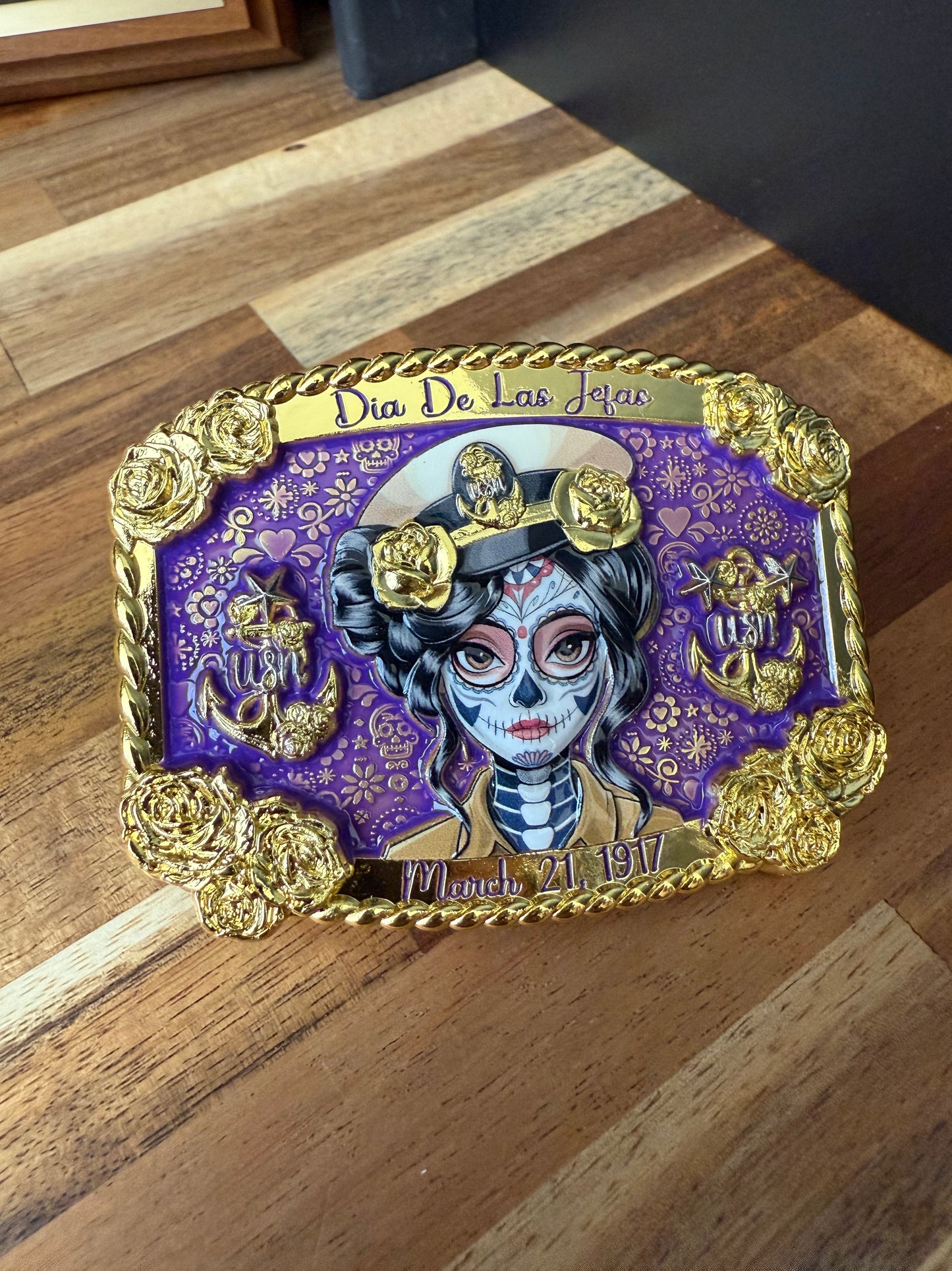 Dia De Las Jefas Buckle