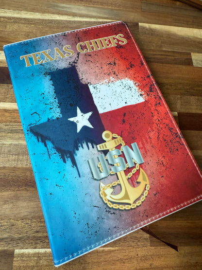 Texas Chiefs Notebook A5 Size 8.5"x5.5"
