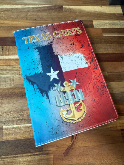 Texas Chiefs Notebook A5 Size 8.5"x5.5"