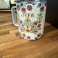 Jefa de Flores 12 oz Travel Mug