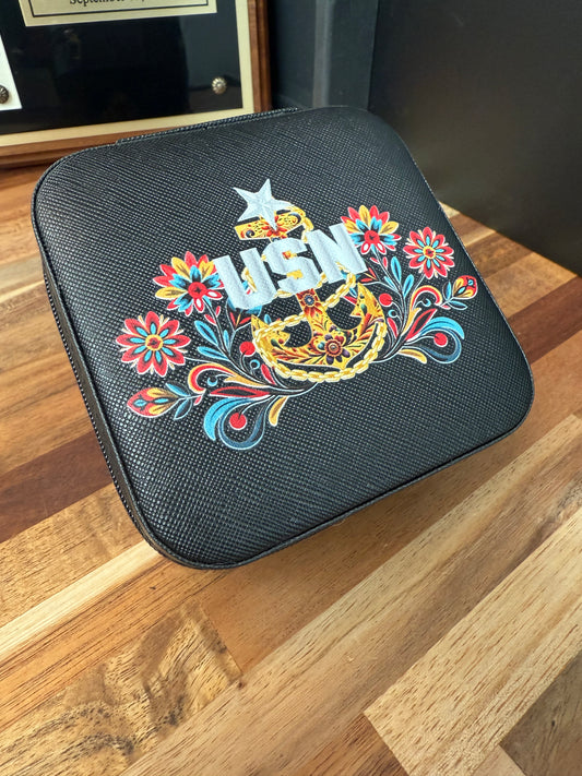 Jefa de Flores Travel Jewelry Box
