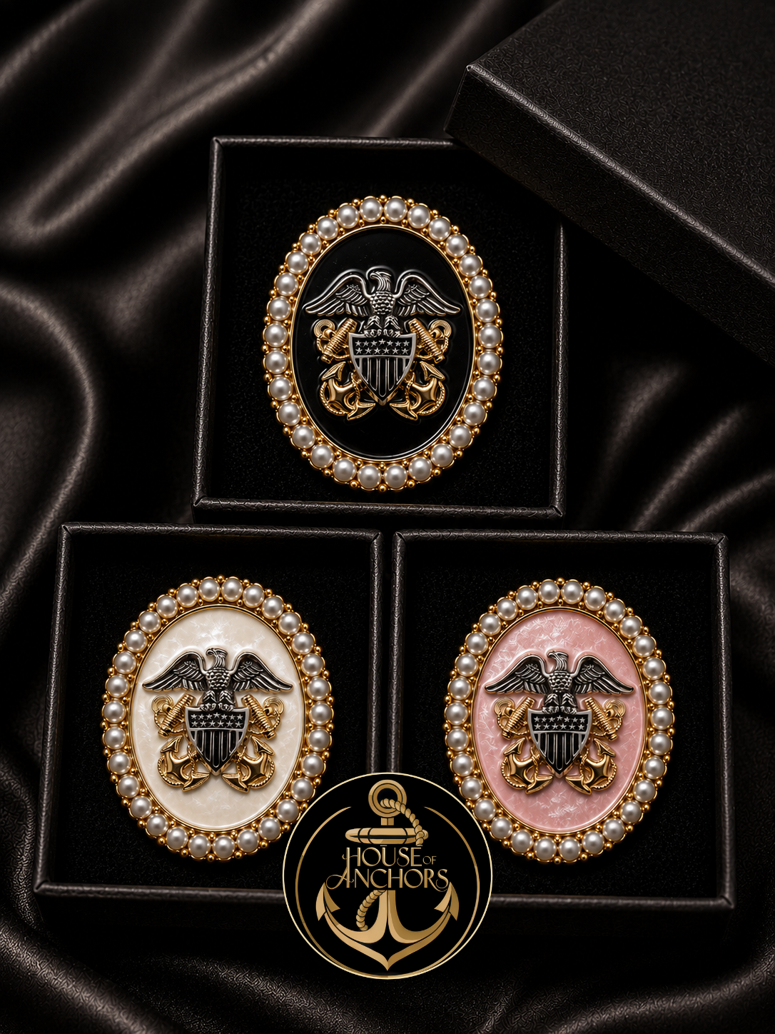 House of Anchors Signature Brooch