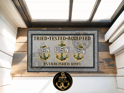 House of Anchors Indoor Outdoor Door Mat