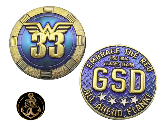 33 Shield Challenge Coin