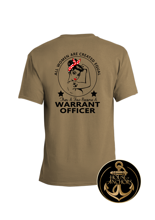 Navy Girl Warrant Officer Coyote Brown Shirt