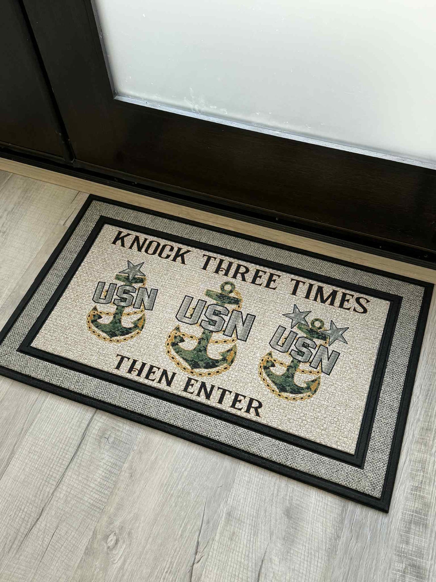 House of Anchors Indoor Outdoor Door Mat