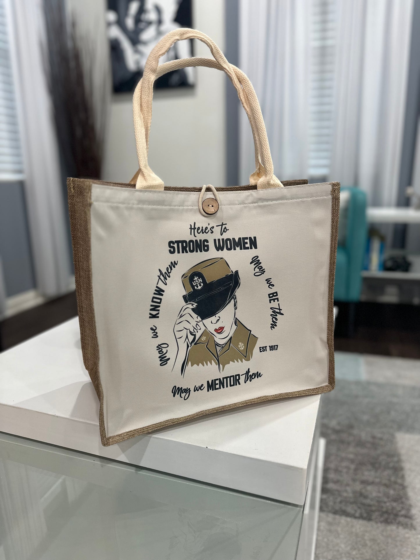 Navy Chief Versatile Canvas Tote