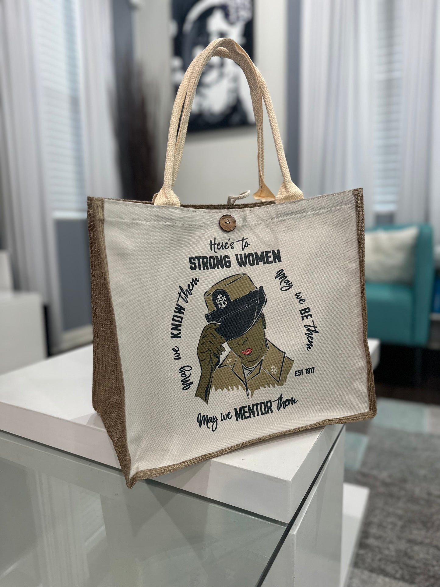 Navy Chief Versatile Canvas Tote