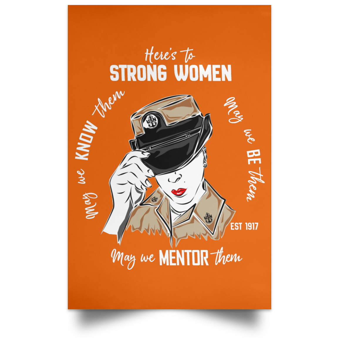 Strong Woman Satin Poster