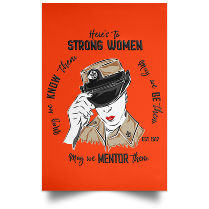 Strong Women V2 Satin Poster