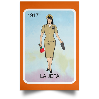 La Jefa Satin Poster