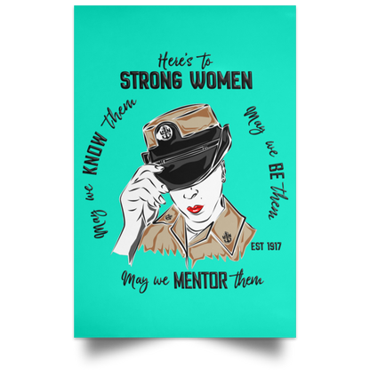Strong Women V2 Satin Poster