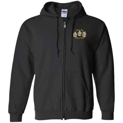 Strong Woman Zip Up Hooded Sweatshirt