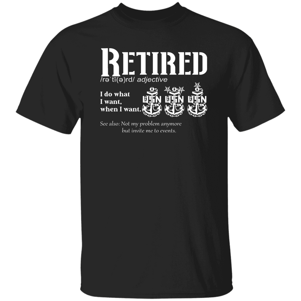 Retired Definition V2  5.3 oz. T-Shirt