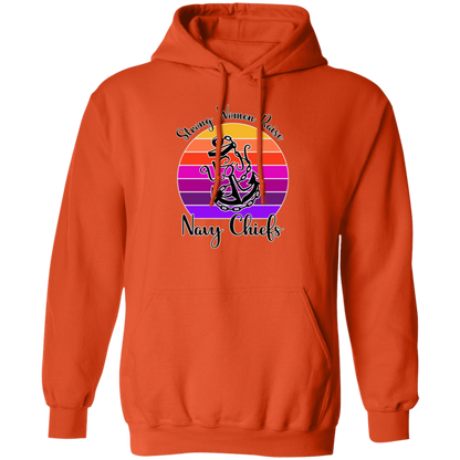 Strong Navy Mom Pullover Hoodie