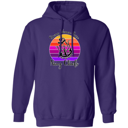 Strong Navy Mom Pullover Hoodie