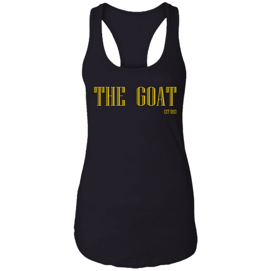 The Goat Gold Racerback Tank