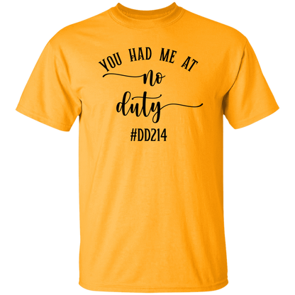 No Duty 5.3 oz. T-Shirt