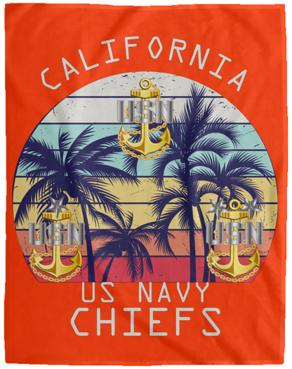 California Chiefs Plush Fleece Blanket - 60x80