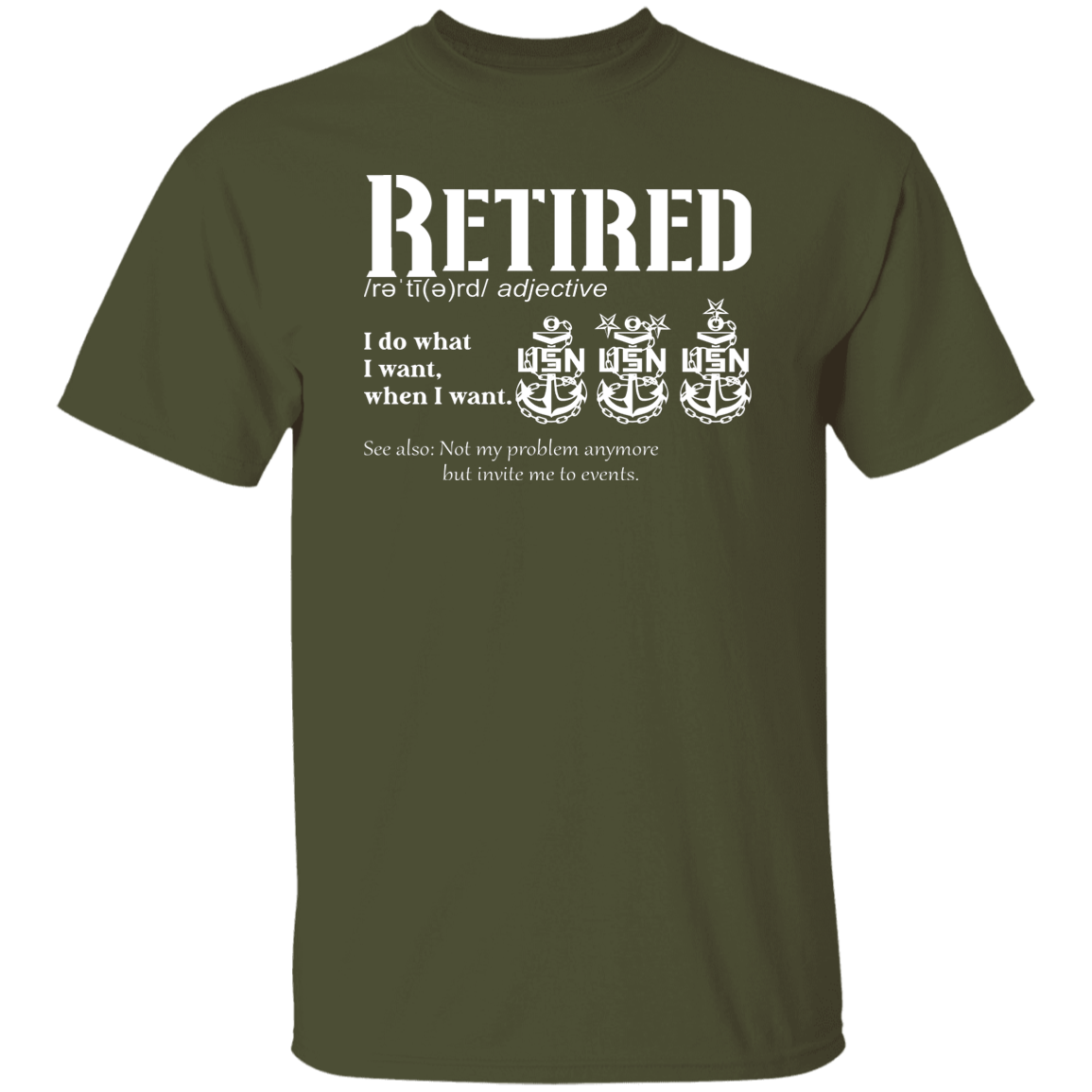 Retired Definition V2  5.3 oz. T-Shirt