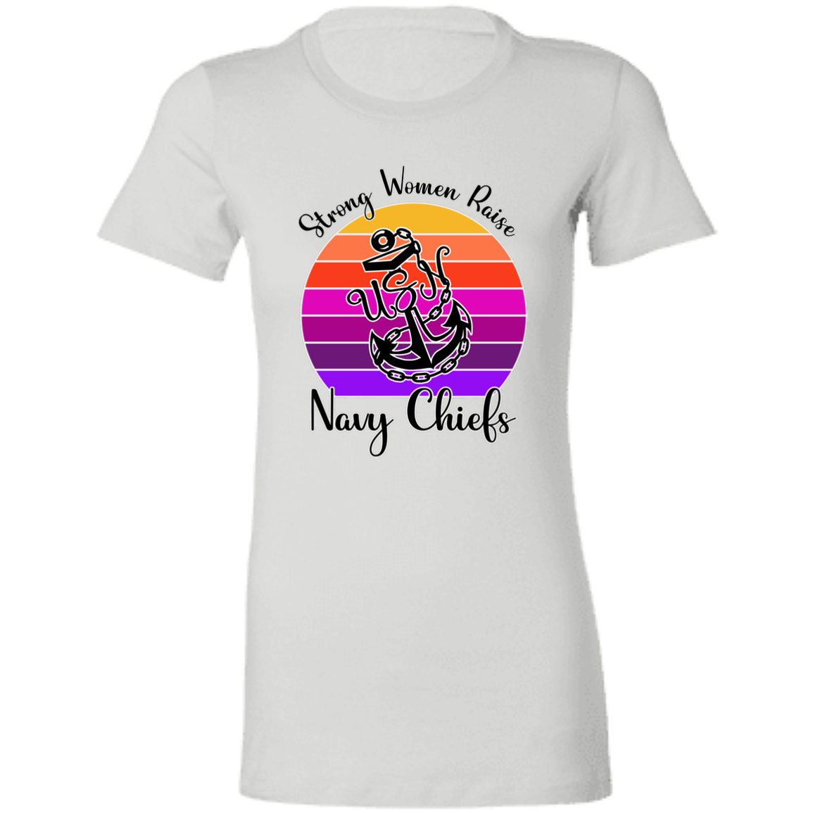 Strong Navy Mom Ladies' Favorite T-Shirt