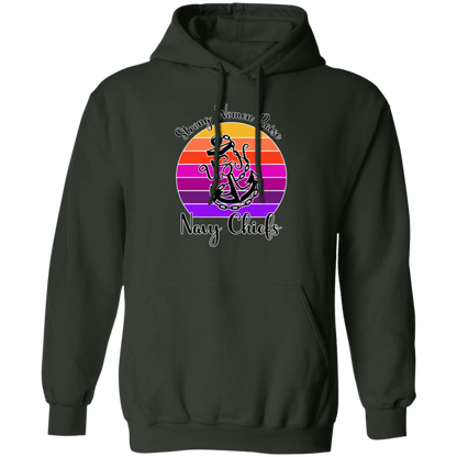 Strong Navy Mom Pullover Hoodie
