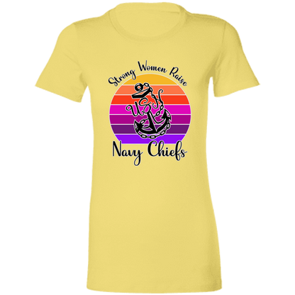 Strong Navy Mom Ladies' Favorite T-Shirt