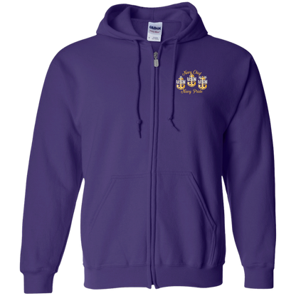 Strong Woman Zip Up Hooded Sweatshirt