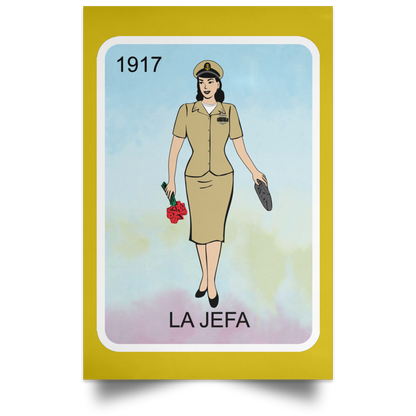 La Jefa Satin Poster
